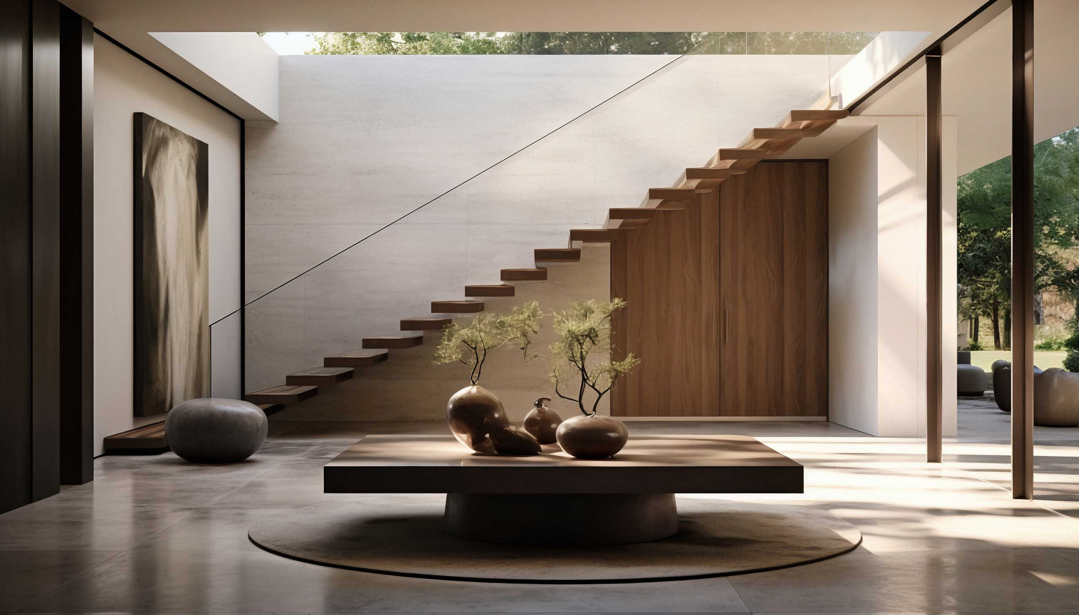 Luftige<br> Treppen<br> zeitloses<br> Design