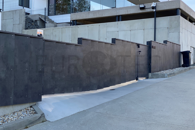 Brány a ploty / FUNDERMAX - foto Brány a ploty / FUNDERMAX - foto